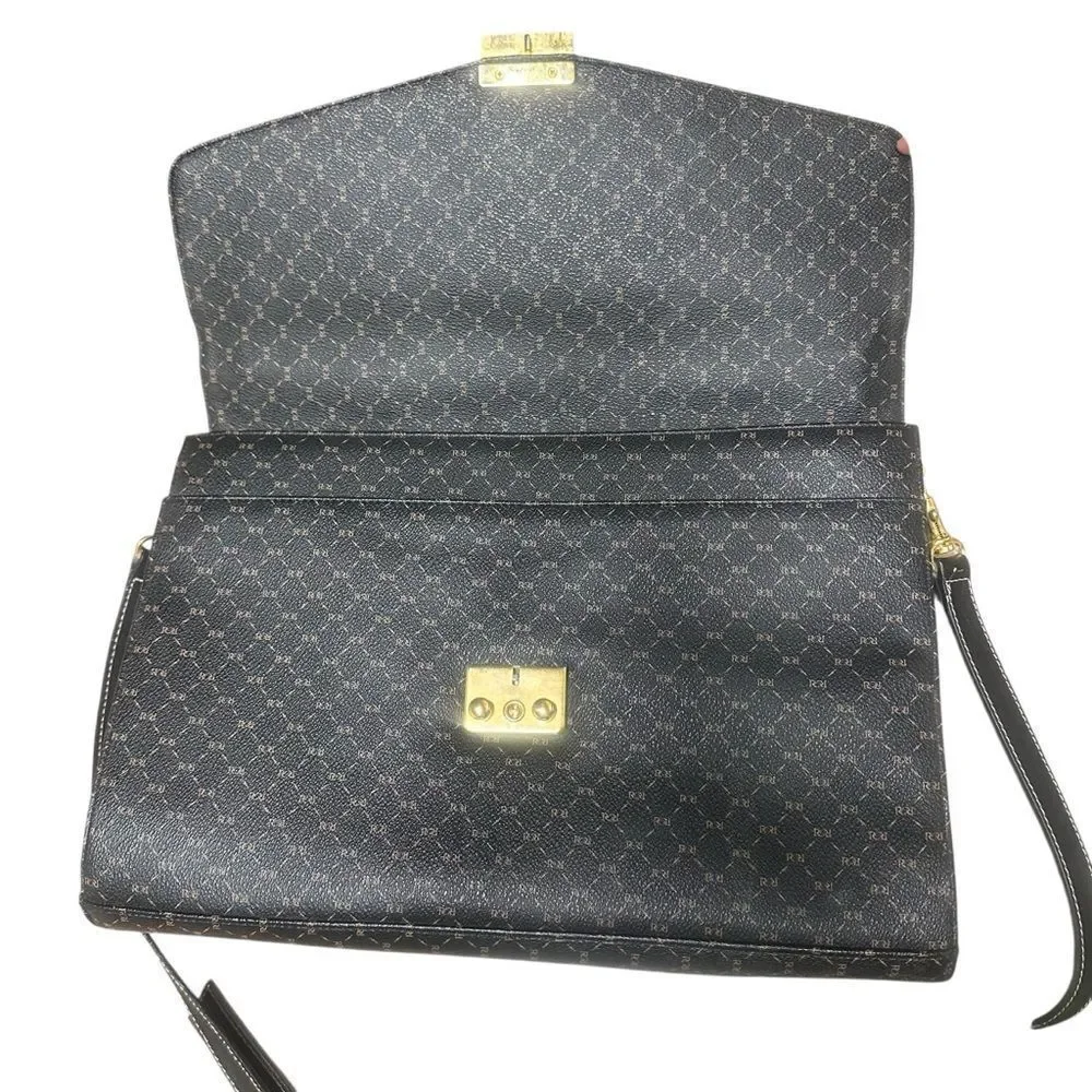Ambassador Roberta Vintage Elegant Shoulder Briefcase Unisex